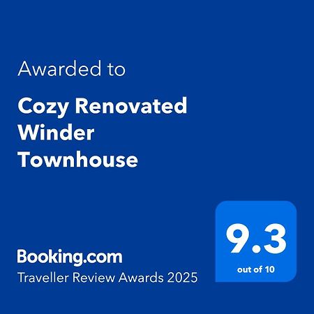 Cozy Renovated Winder Townhouse Traveller Awards 2025 Winner Zewnętrze zdjęcie